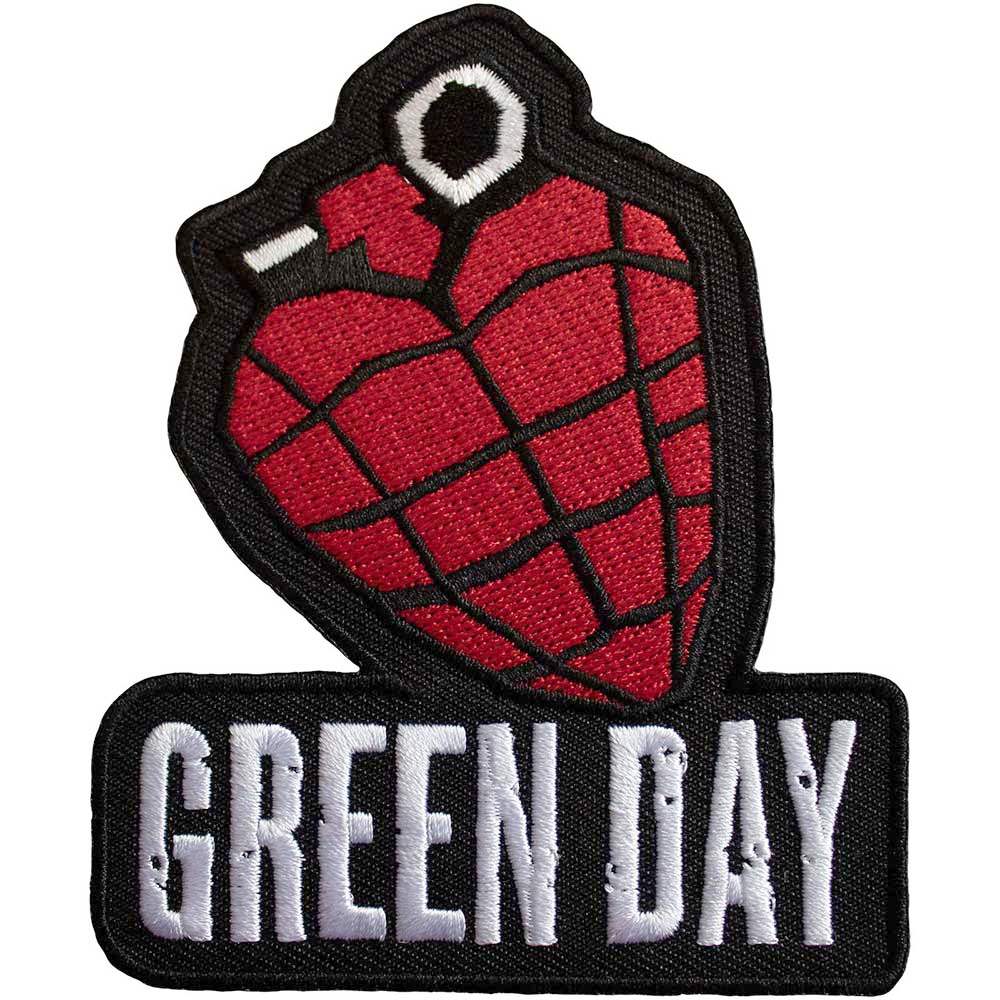 Green Day - Grenade Logo Patch - Black